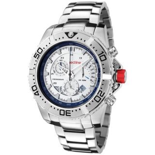 Red Line Mens Compressor Chronograph Silicone Round Watch   18102