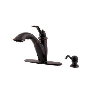 Price Pfister Marielle One Handle Centerset Kitchen Faucet with Soap