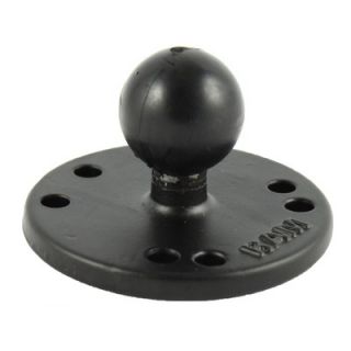 RAM Mount 2.5 Round Base with AMPs Hole Pattern and 1 Ball   RAM B