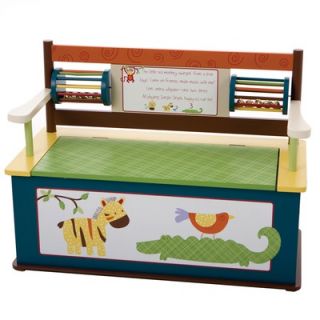 Levels of Discovery Jungle Jingle Bench Seat with Storage   LOD70201