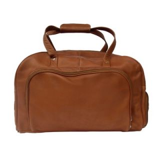 Piel Traveler Deluxe 17 Leather Carry On Duffel Bag