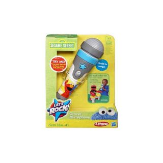 Hasbro Sesame Street Playskool Lets Rock Grover Microphone