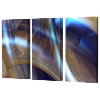 Menaul Fine Art Triptych in Brown Limited Edition Canvas Set   Scott J