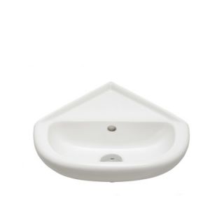 Bissonnet Universal Lyra Bathroom Sink in White