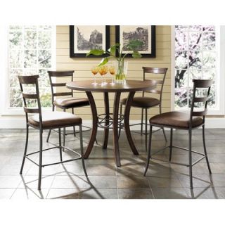 Wildon Home ® 5 Piece Counter Height Dining Set in Black