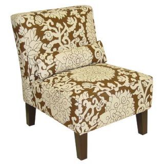 Skyline Furniture Fabric Slipper Chair   5705SMOKE