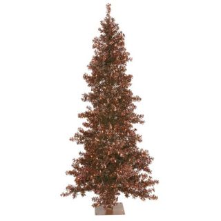 Mocha Wide Cut 7.5 Artificial Christmas Tree with Clear Lights in