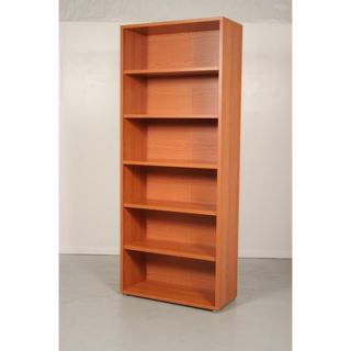 Tvilum Pierce Office Six Shelf Bookcase in Light Cherry