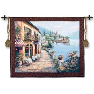Fine Art Tapestries Overlook Cafe I BW Wall Hanging