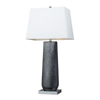 Dimond Lighting Milan One Light Table Lamp in Black Pearl and Chrome