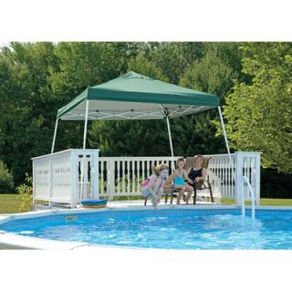ShelterLogic 12 x 12 Popup Canopy Green Cover with Black Roller Bag