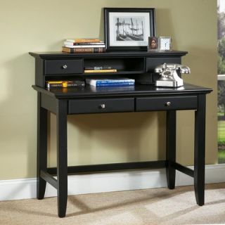 Home Styles Bedford Student Desk and Hutch Set with 2 Drawers on Desk