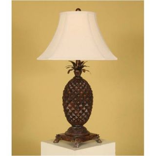 Mario Industries Pineapple Table Lamp in Brown