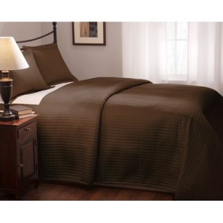Wildon Home ® Inlay Quilted Coverlet Collection in Chocolate