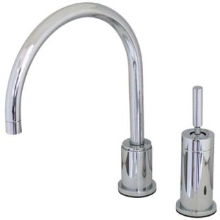 Elements of Design Widespread Kitchen Faucet with Metal Lever Handle