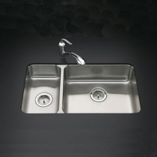 Kohler Undertone® high/low undercounter kitchen sink   K 3352 L NA