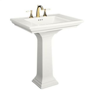 Kohler Memoirs Pedestal Bathroom Sink with Drilling for 8 Centers and