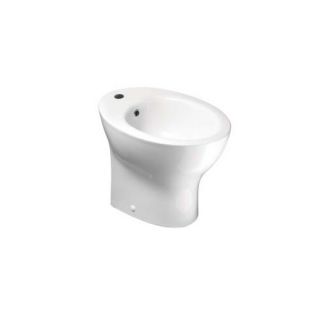 City Contemporary Round White Ceramic Wall Mounted Toilet