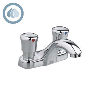 Centerset Metering Faucet with Double Handles