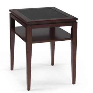 Magnussen Micha Rectangle End Table in Coffee Bean   T1508 03