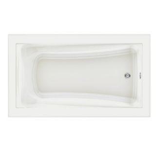  Princeton Luxury Ledge Bath Tub with Integral Overflow in White   239