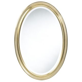 Bassett Mirror Burnished and Antique Gold Wall Mirror
