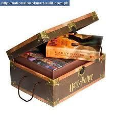 harry potter books 1 7 boxed set in collectors trunk