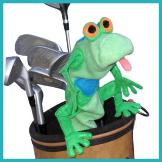 Designer Golf Club Head Cover Frog Handmade in USA