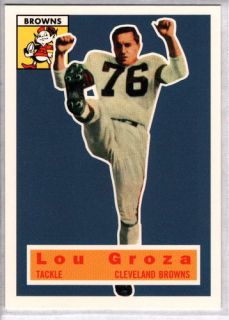 Lou Groza 1956 Topps Archives 9