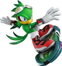 Sonic Free Riders 3 Figure Jet The Hawk *New*