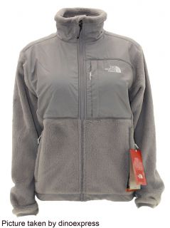  North Face Womens Denali Thermal Fleece Jacket Grey Size Medium