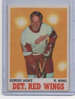 Gordie Howe 1970 71 O Pee Chee Regular Card Number 29 An Absolute Gem