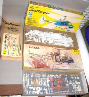 Helicopter Plastic Model Kits Bell Jet Ranger Lama