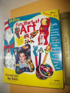  SET Craft Kit KID Activity NIP Fun Start At Art MAGNET Frame PUPPET