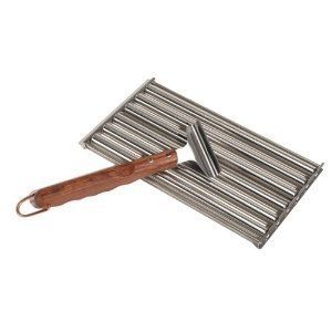 Outset Large Hot Dog Griller with Rosewood Handle