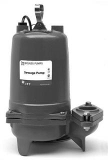 New Goulds WS1012BHF 3887 Submersible Sewage Pump 1HP