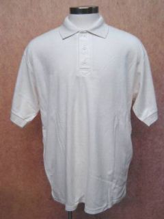 Hawaiian Tropic Polo Style Ivory Golf Shirt XL New
