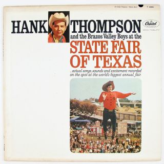 Hank Thompson The Brazos Valley Boys at The State Fair of Texas LP NM