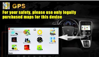  Car DVD Player GPS TV BT Radio Backup Camera SD Sygic GPS Map
