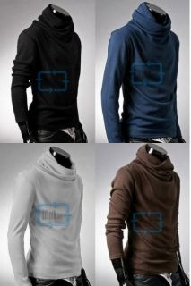 High Quality Mens Rotary Heap Collar Knitting Sweater Size XS s M L 6
