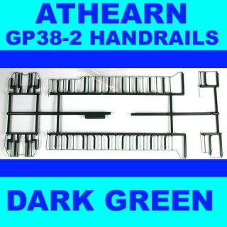 GP38 2 HANDRAIL SET CNW DARK GRN OTHER ROADS Plastic Version Athearn