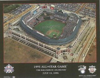 THE BALLPARK IN ARLINGTON PHOTO Texas Rangers Stadium Pic 1995 MLB ALL