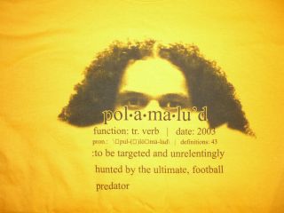 Pittsburgh Troy Polamalu Football Predator Definition T Shirt
