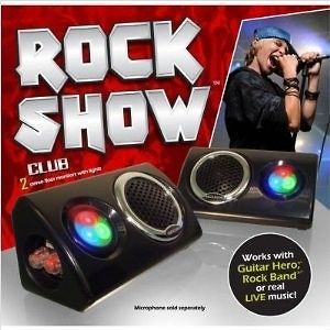 New Lumi Source Rock Show Club w 2 Stereo Floor Monitors + Speakers w