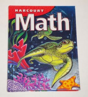 Harcourt Math Student Edition Textbook 2002 Grade 4