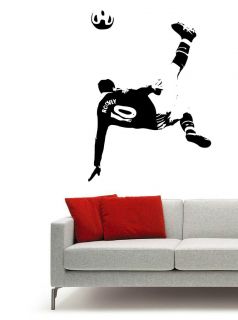 Wayne Rooney Football Wall sticker decal art, Over Head Kick