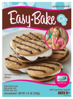 Easy Bake Oven Hard to Find Smores Snack Cookie and Icing Mixes Free