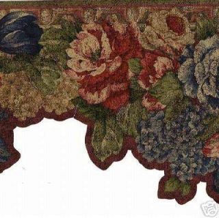 Chic Victorian French Floral Gramercy Wallpaper Border