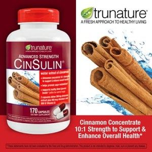 Trunature Advanced Strength Cinsulin Cinnamon Chromium Picolinate