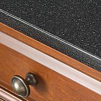 top style solid wood natural stainless steel solid gray granite